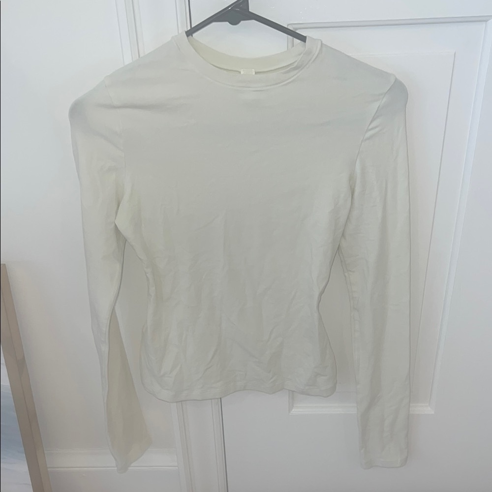 Skims Long Sleeve Top Bone